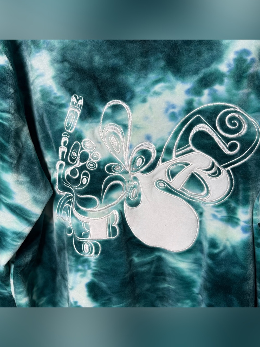 Grassroots California x STS9 Sound Tribe Sector 9 Tie-Dye Velour Hoodie  | XL - Picture 7 of 13
